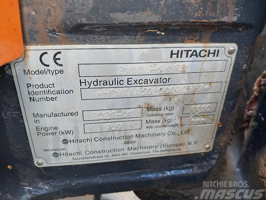 Hitachi ZX10U-6 Міні-екскаватори < 7т