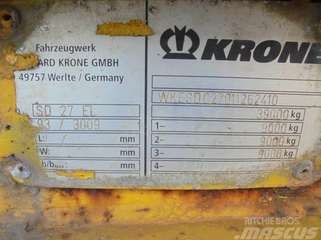 Krone 20/30/40/45ft + 3x BPW Напівпричепи для перевезення контейнерів