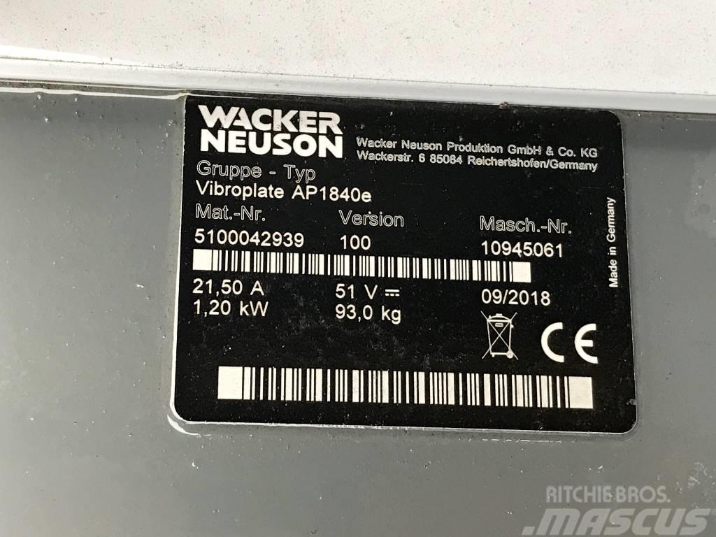 Wacker Neuson AP1840e Віброплити та вібротрамбовки