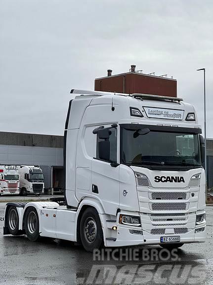Scania R580 6X2 Hydraulikk Lav km Тягачі