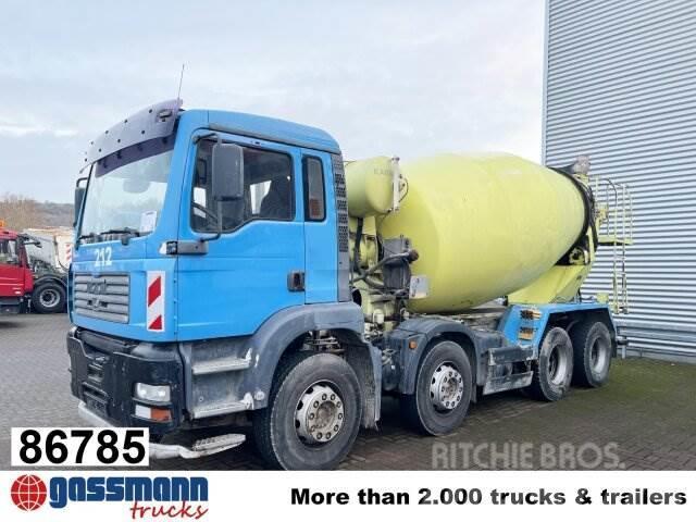 MAN TGA 35.410 8x4 BB, Betonmischer Karrena 10m³ Вантажівки / спеціальні