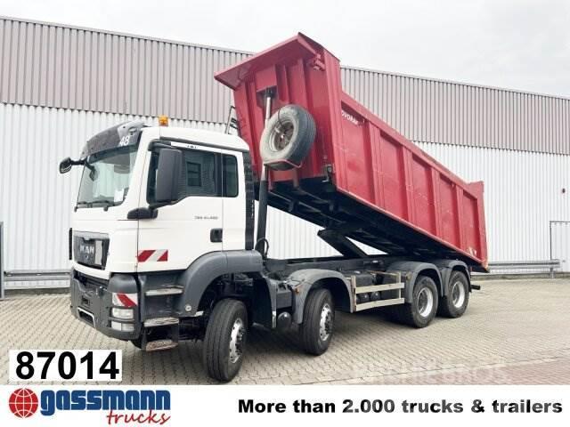 MAN TGS 41.480 8x8 BB, beheizte Stahlmulde ca. 19m³ Вантажівки / спеціальні