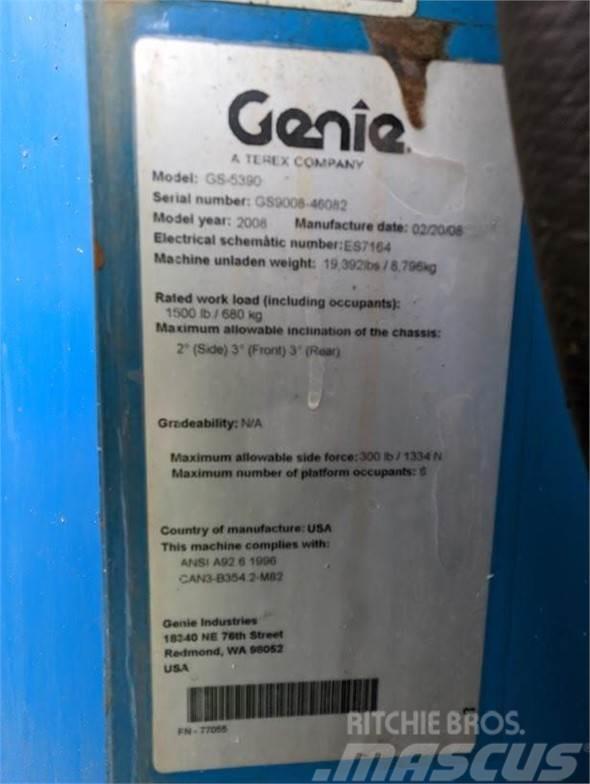 Genie GS5390RT Підйомники-ножиці