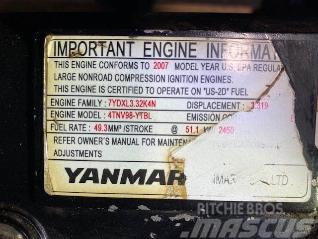 Yanmar 4TNV98-YTBL Двигуни