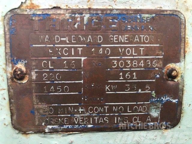  35.5 kW Thrige CL 16 Generator Інші генератори