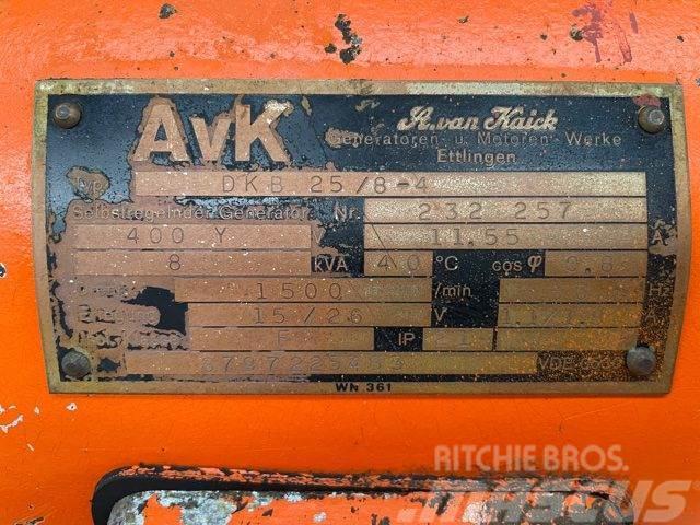  40 kVA AVK DKB 25/8-4 Generator Інші генератори