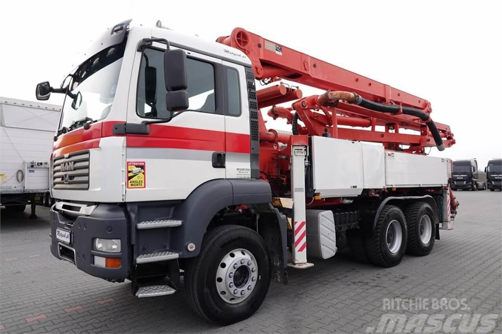 MAN TGA 26.400 / 6x4 /POMPA DO BETONU 28m / SCHWING ST Concrete pump trucks