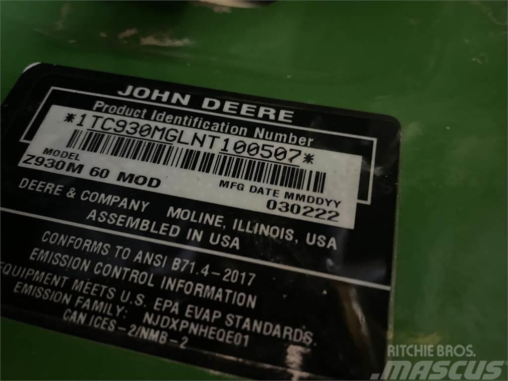 John Deere Z930M Zero turn косарки