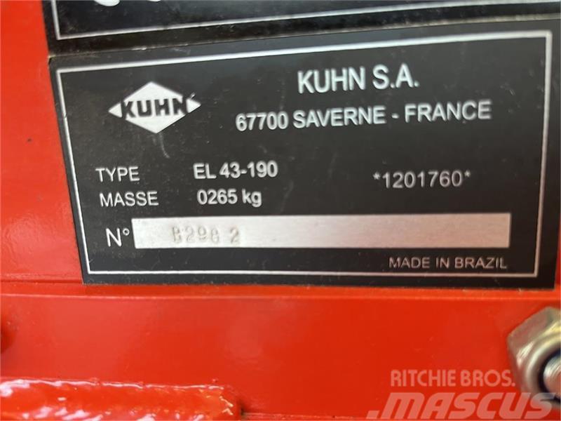 Kuhn EL 43-190 Mekanisk forskydning af ophæng Культиватори