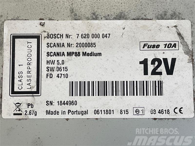 Scania SCANIA RADIO 2000085 Інше обладнання