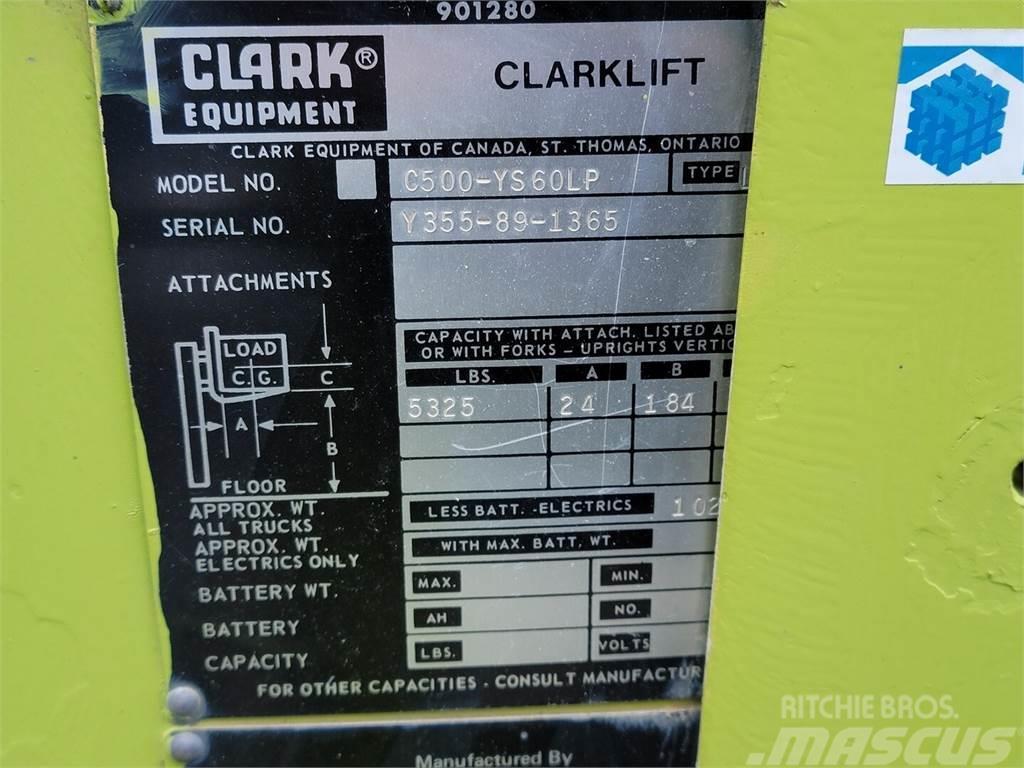 Clark C500-YS60LP Газові навантажувачі