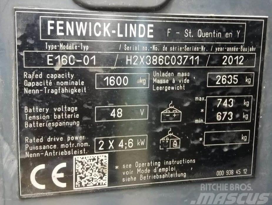 Fenwick E16C-01 Інше
