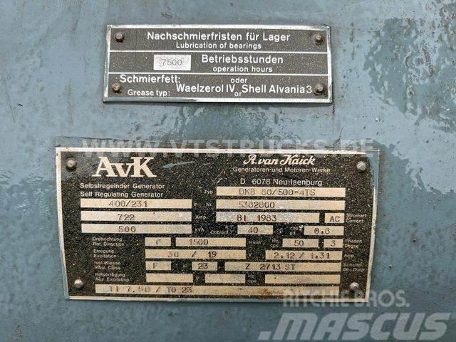 AVK DKB 80/500-4TS Stromgenerator 400V 500 kVA Інше обладнання