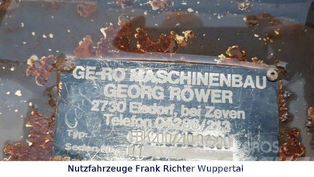  GE-RO Kehrmaschinenanbau für Schaeff 831-834 Щітки