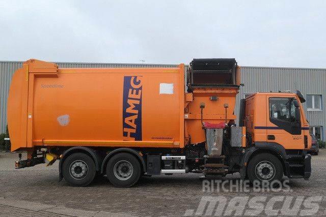 Iveco AD260SY/PS, Terberg, Seitenlader, 30m³, 140tkm Сміттєвози
