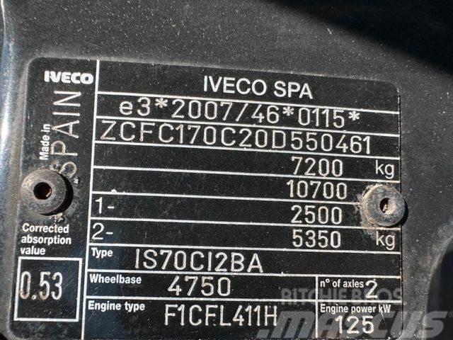 Iveco DAILY 70C17 with crane FASSI F50, E5 vin 461 Пікапи / Бічне розвантаження
