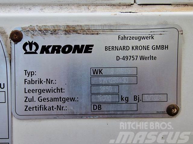 Krone WK 7.3 RSTG / Textil / Koffer / Rolltor Платформи