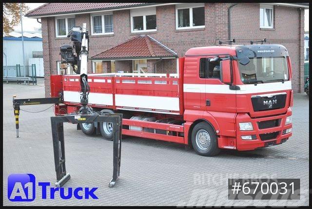 MAN TGX 26.400 XL Hiab 166K, Lift-Lenkachse Вантажівки-платформи/бокове розвантаження