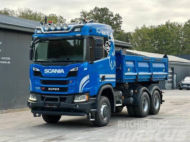 Scania R500 XT 6x6 Meiler Bordmatik Самоскиди