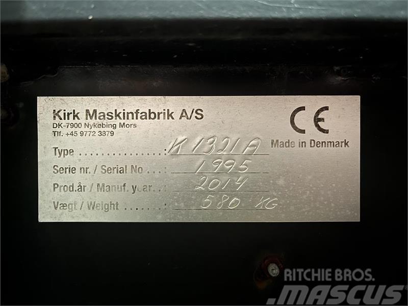 Kirk Mandskabskurv K1321A m. hydraulisk sving og alu bu Телескопічні навантажувачі