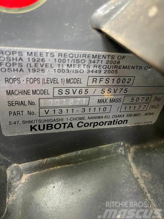 Kubota SSV65 Міні-навантажувачі