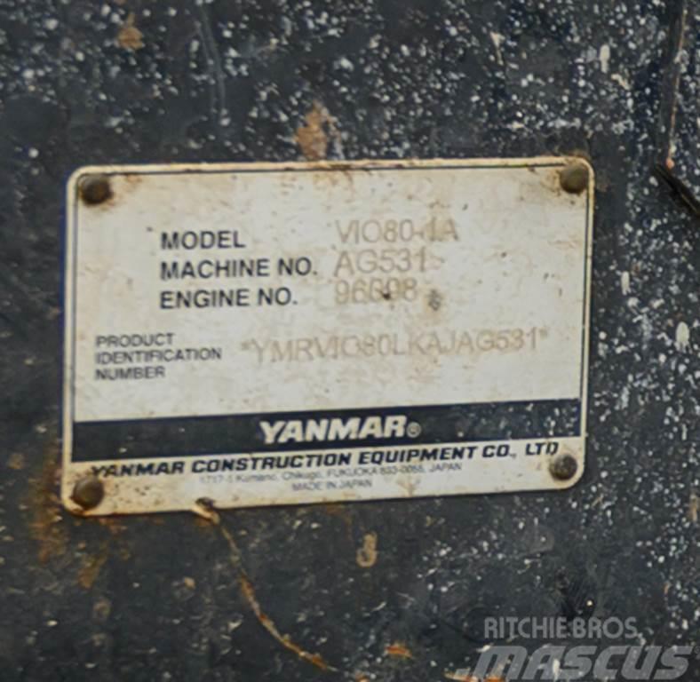Yanmar VIO80 Міні-екскаватори < 7т