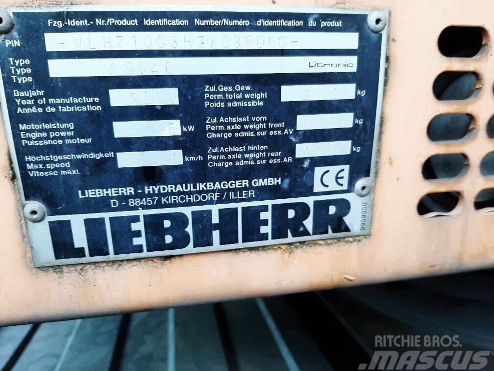 Liebherr A 904 C Litronic Колісні екскаватори