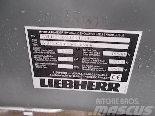 Liebherr A 913 Compact G6.0-D Litronic Колісні екскаватори