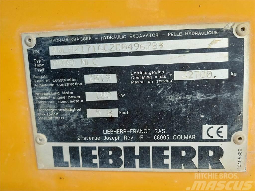 Liebherr R 930 NLC Гусеничні екскаватори