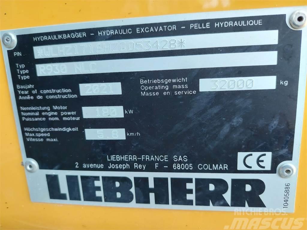 Liebherr R 930NLC Гусеничні екскаватори