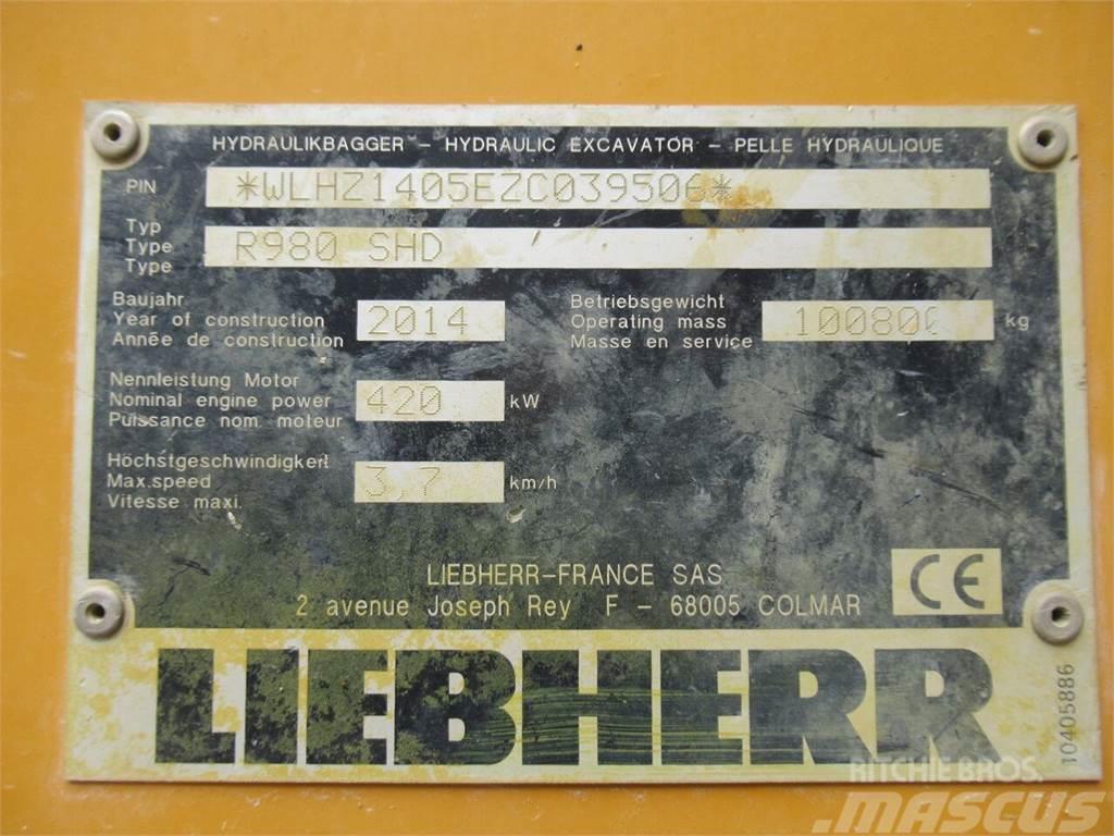 Liebherr R 980 SME Гусеничні екскаватори