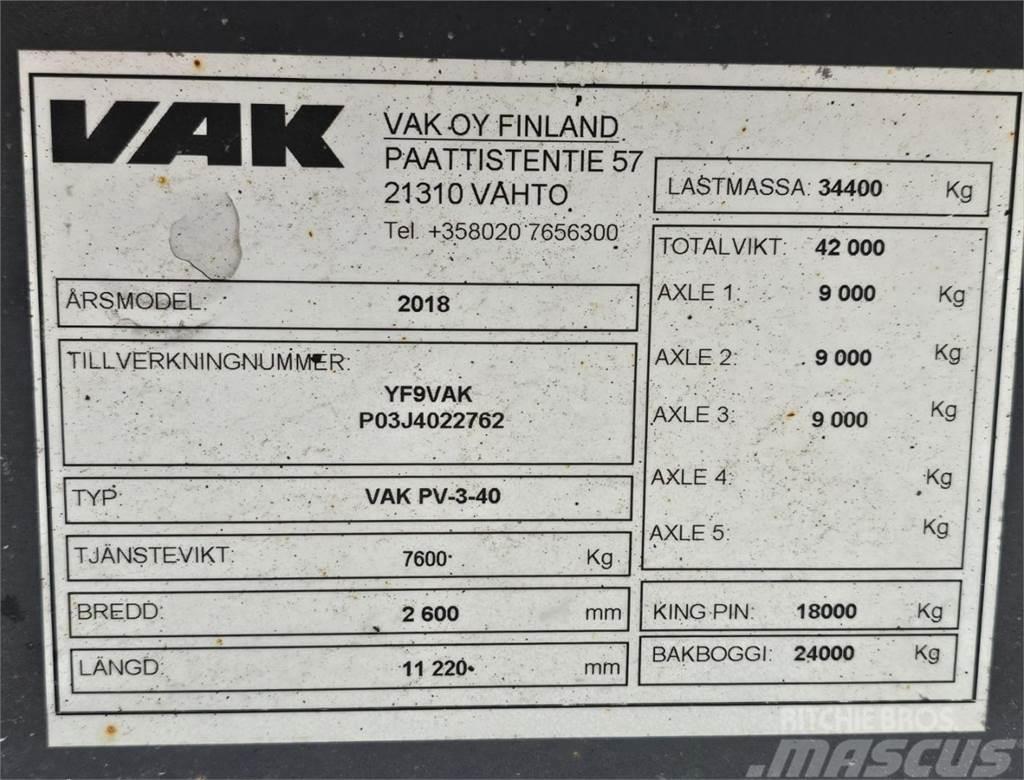 VAK PV-3-40 Інші напівпричепи