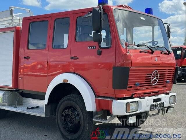Mercedes-Benz LK 1222 4x4 Ziegler Feuerwehr 1620 L. Tank+Pumpe Фургони