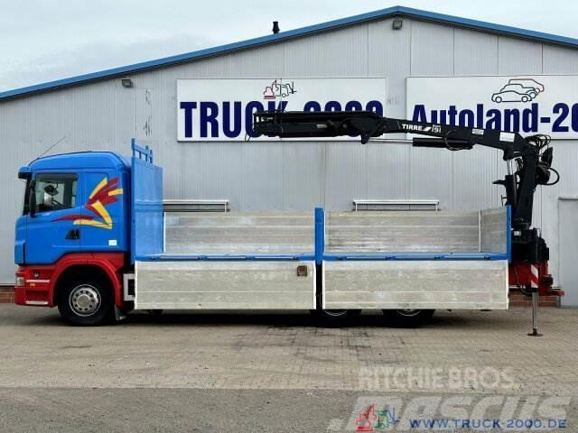 Scania R400 Atlas Tirre 191L 9m=1,7t. 7m Ladefl. 1.Hand Вантажівки-платформи/бокове розвантаження