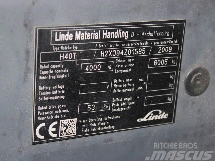 Linde H 40 T 394 Газові навантажувачі