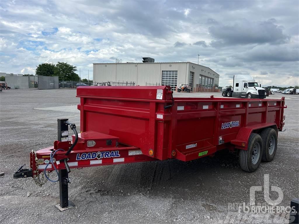 Load Trail 16 ft T/A Dump Vehicle transport trailers