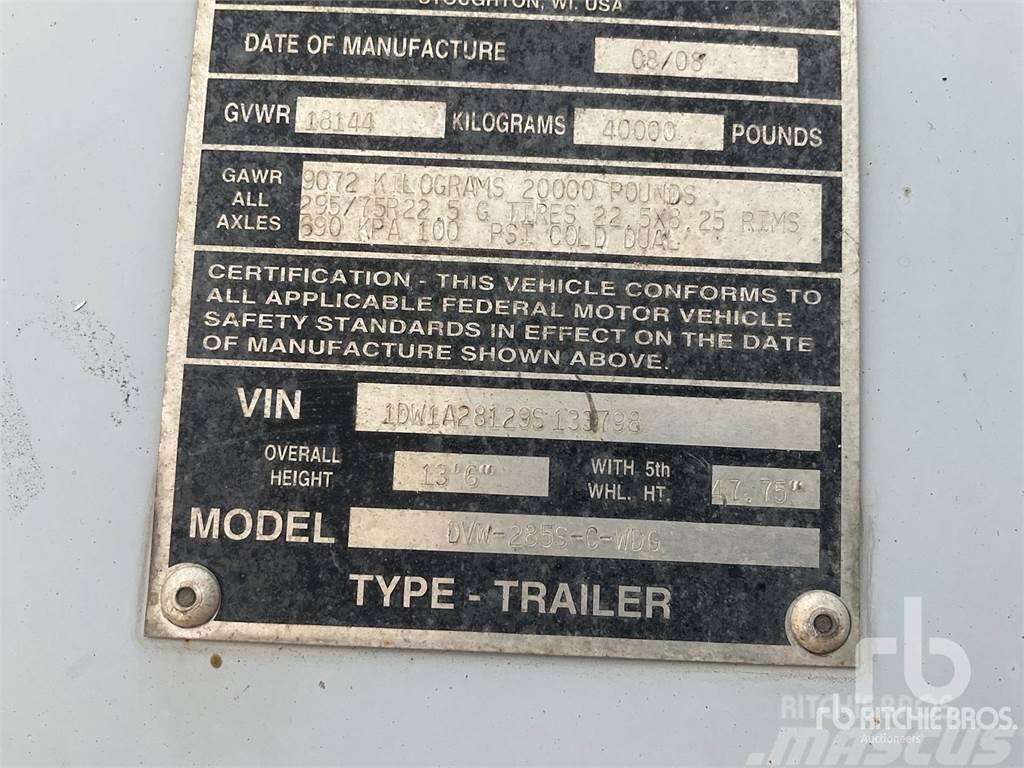 Stoughton DVW-285S-C-WDG Box body semi-trailers