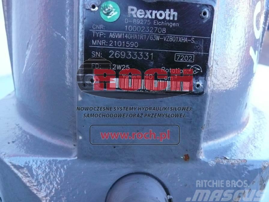Rexroth A6VM140HA1R1/63W-VZB01XHA-S 101590 1000232708 Двигуни