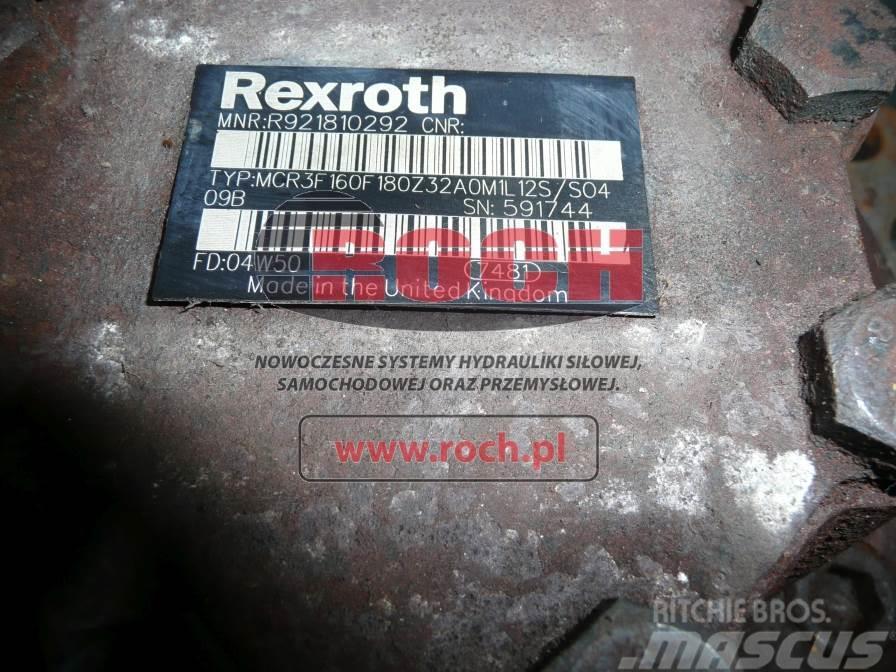 Rexroth MCR3F160F180Z32A0M1L12S/S0409B Двигуни