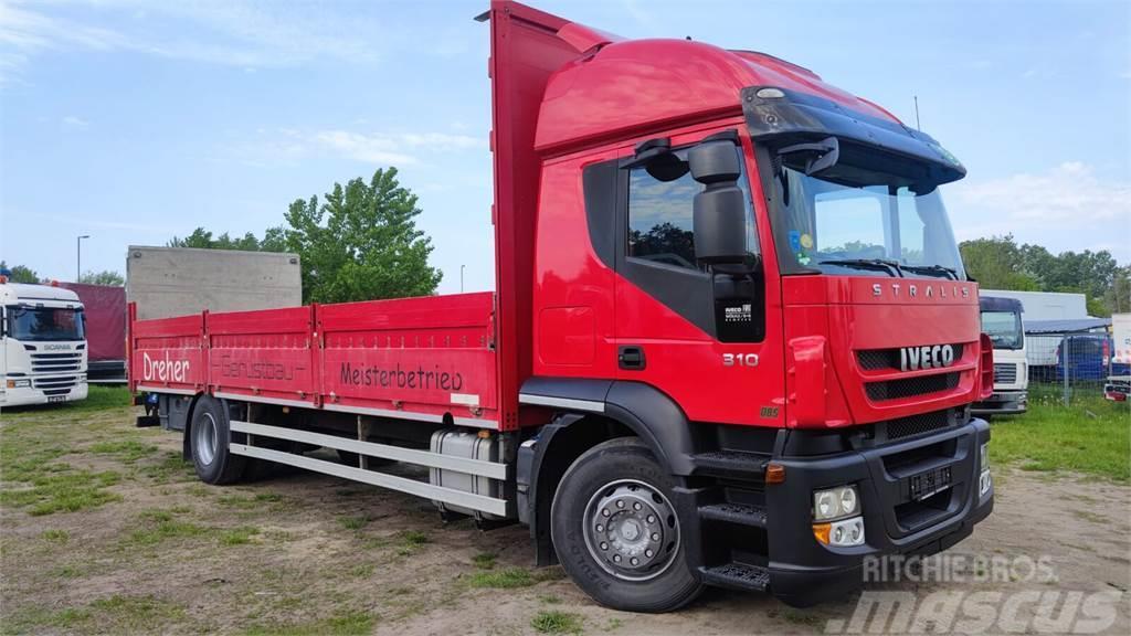 Iveco Stralis 310 Pritsche 8m + LBW Dautel 1500 kg Вантажівки-платформи/бокове розвантаження