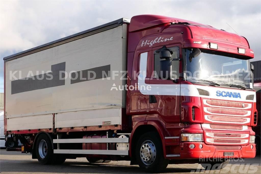 Scania R420 Curtain side + tail lift Бортові вантажівки