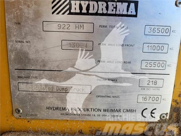 Hydrema 922HM Зчленовані самоскиди