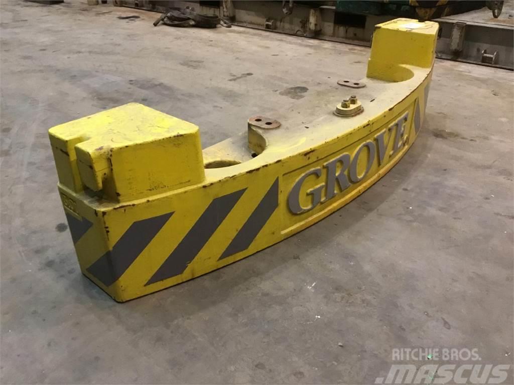 Grove GMK 2035 counterweight 3.0 ton Запчастини для кранів