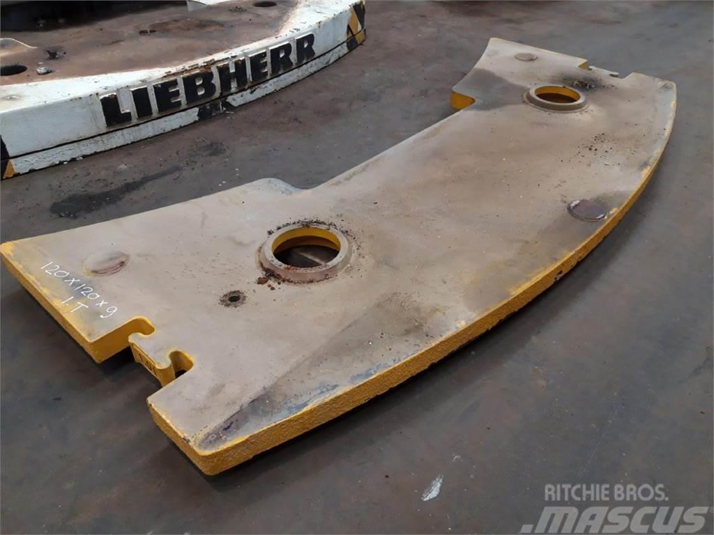 Liebherr LTM 1050-1 counterweight 1 ton Запчастини для кранів