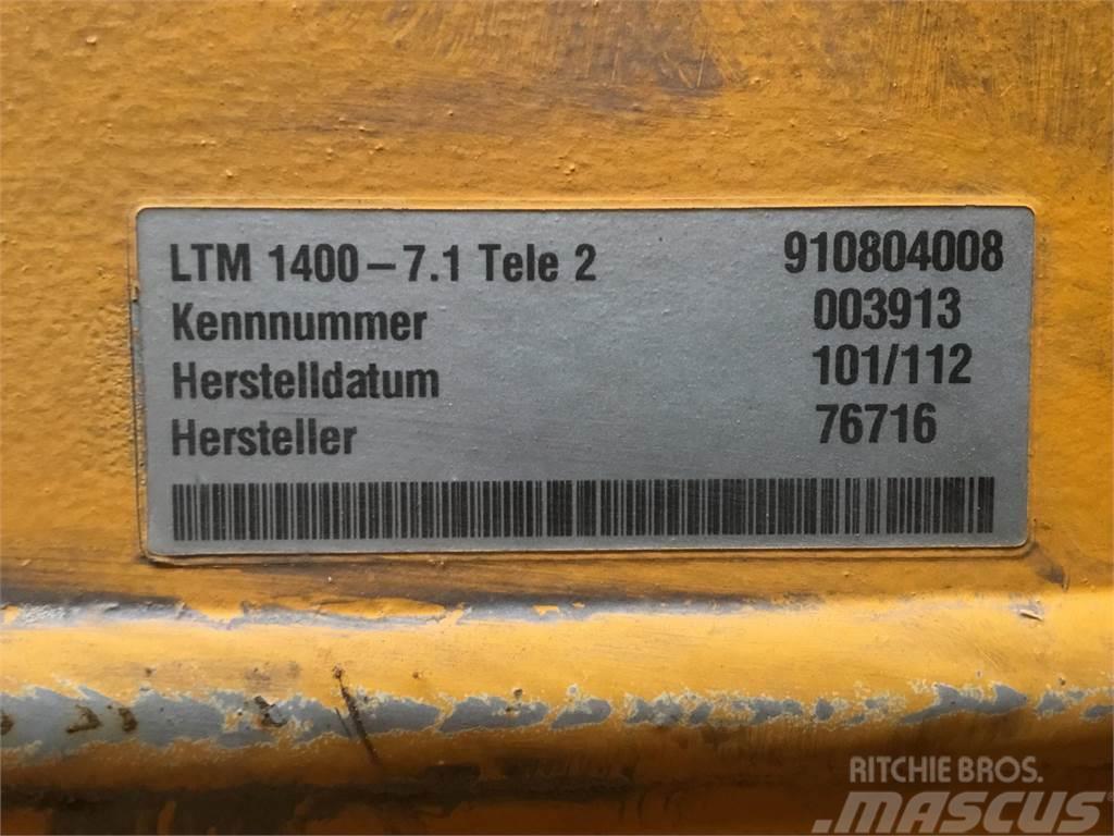 Liebherr LTM 1400-7.1 telescopic section 2 Запчастини для кранів