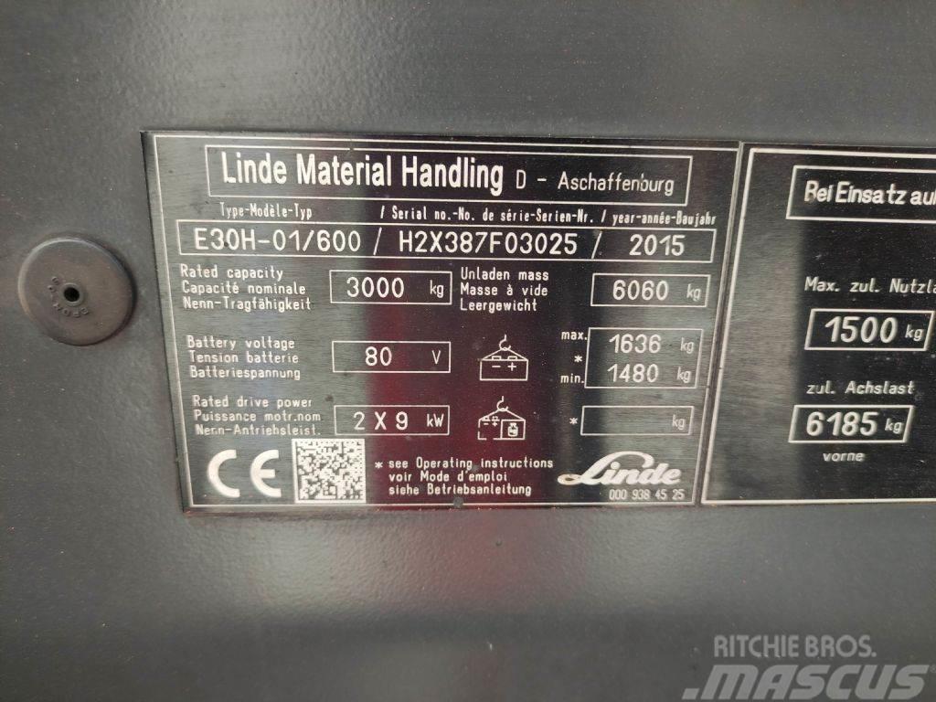 Linde E30H-01-600-387 Електронавантажувачі