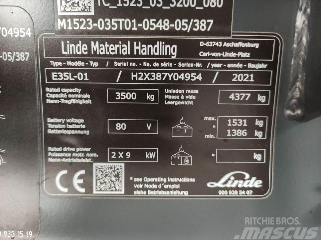 Linde E35L-01-387 Електронавантажувачі
