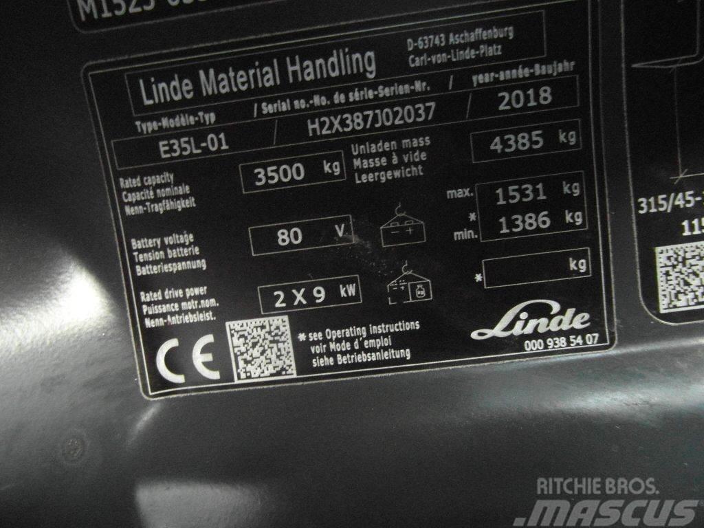 Linde E35L-387-01 Електронавантажувачі