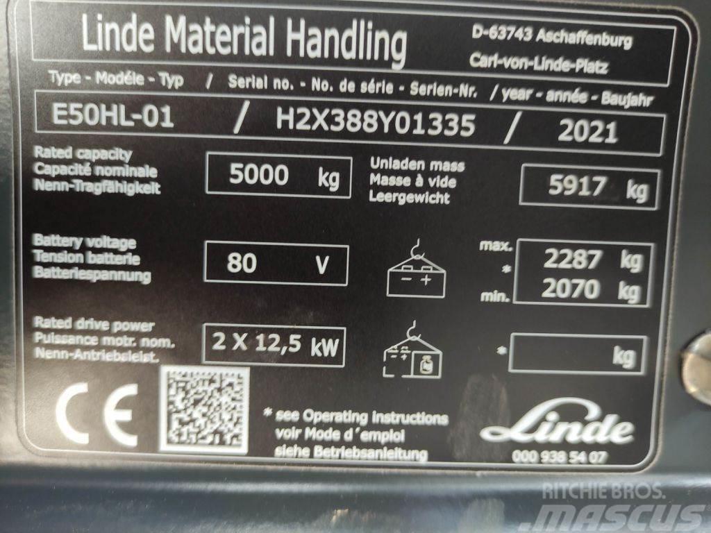 Linde E50HL-01-388 Електронавантажувачі