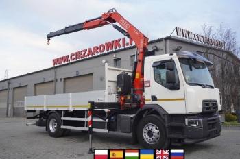 Renault C320 P4x2 E6 / Fassi 5.6 t / Range 8 m / 15 EPAL